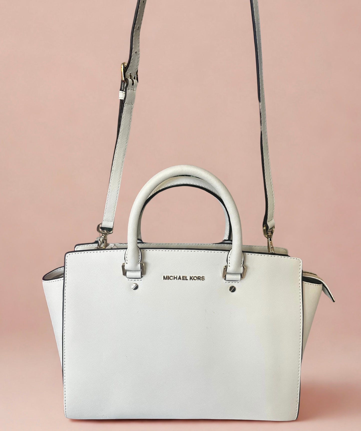 Michael Kors Selma Saffiano Leather Medium Satchel