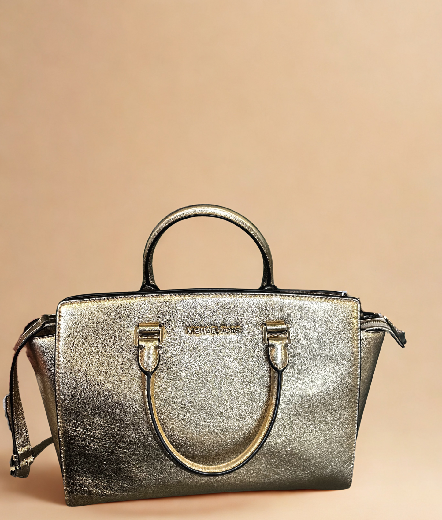 Michael Kors Selma Saffiano Leather Medium Satchel