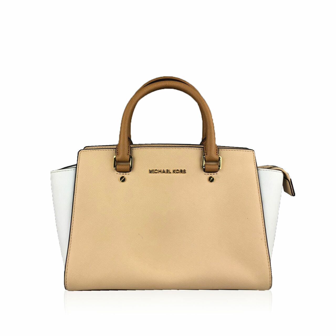 Michael Kors Selma Saffiano Leather Medium Satchel